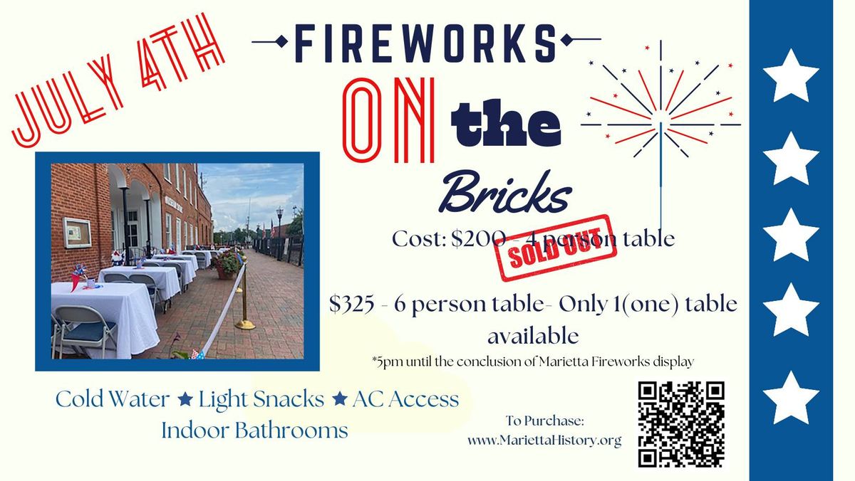 Fireworks on the Bricks!