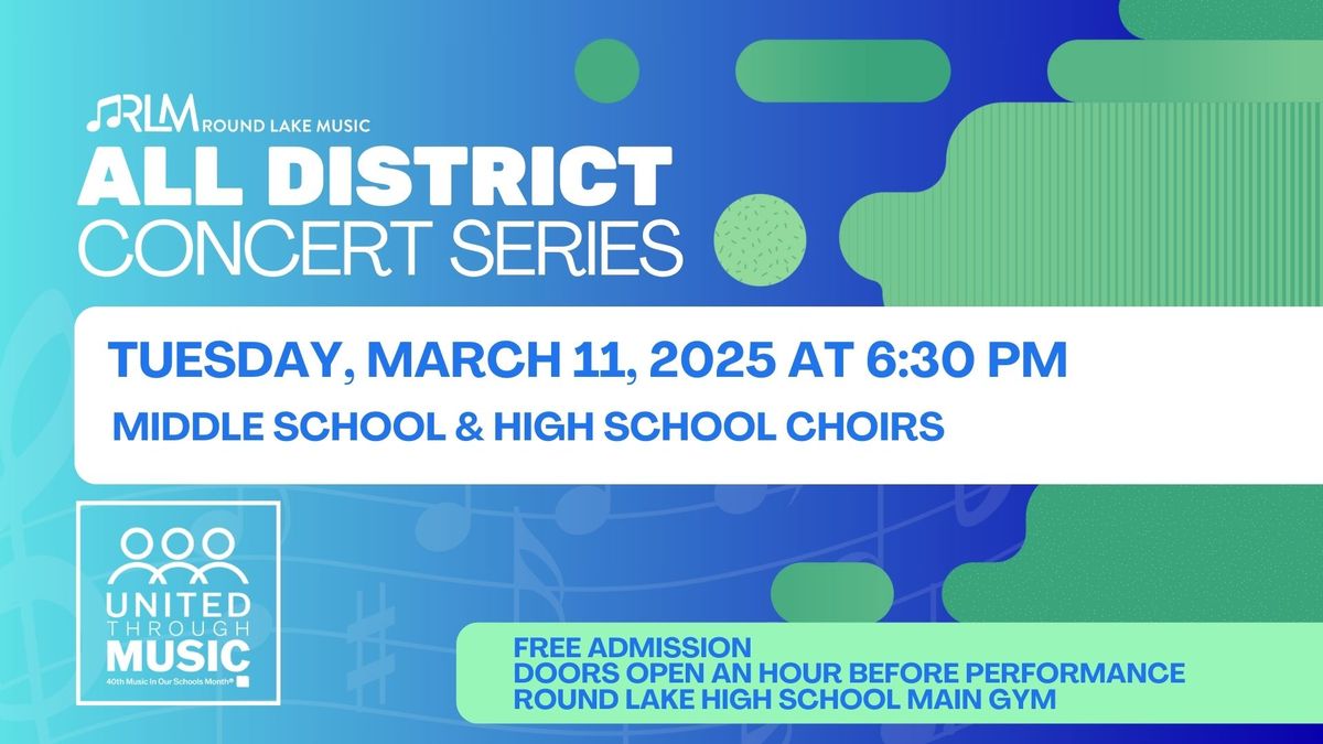 All District Concert Series: Secondary Choir Festival