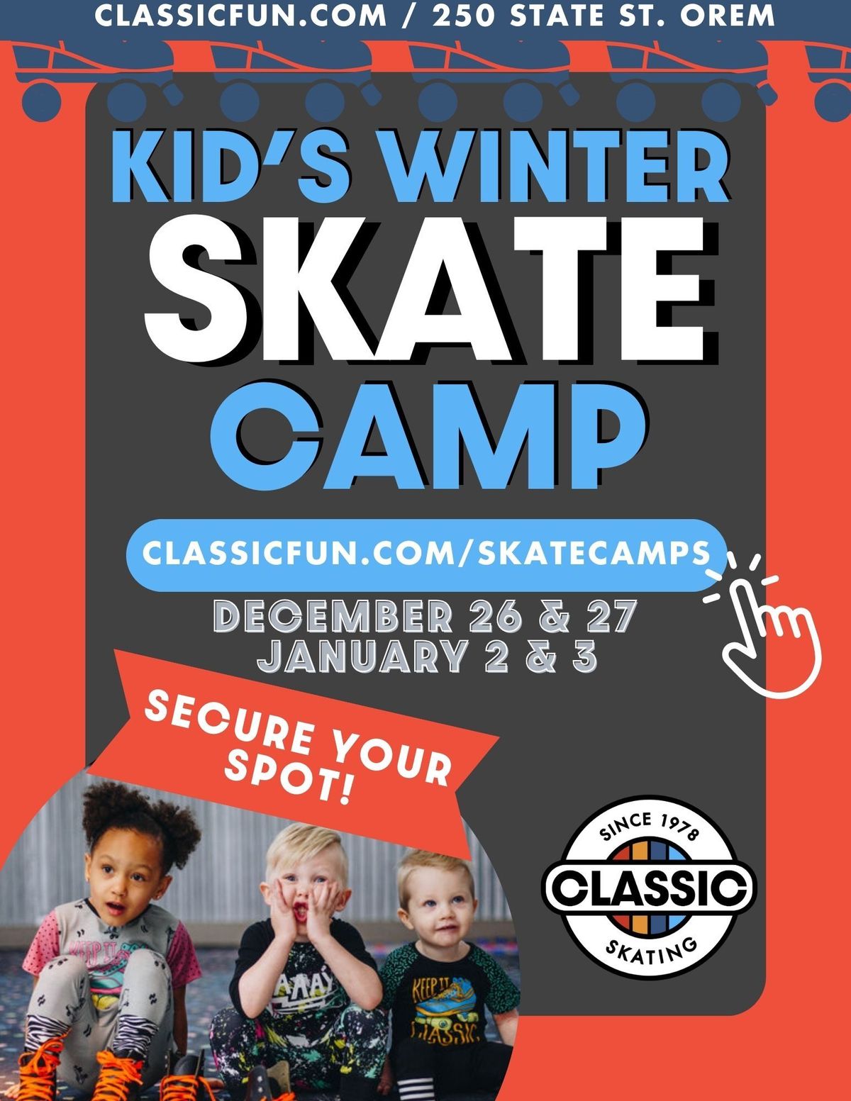 Kids Winter Skate Camp