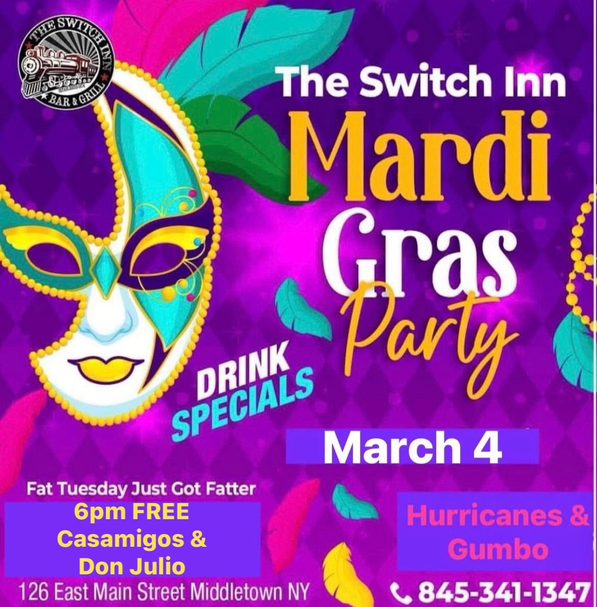 Mardi Gras Party @ The Switch Inn