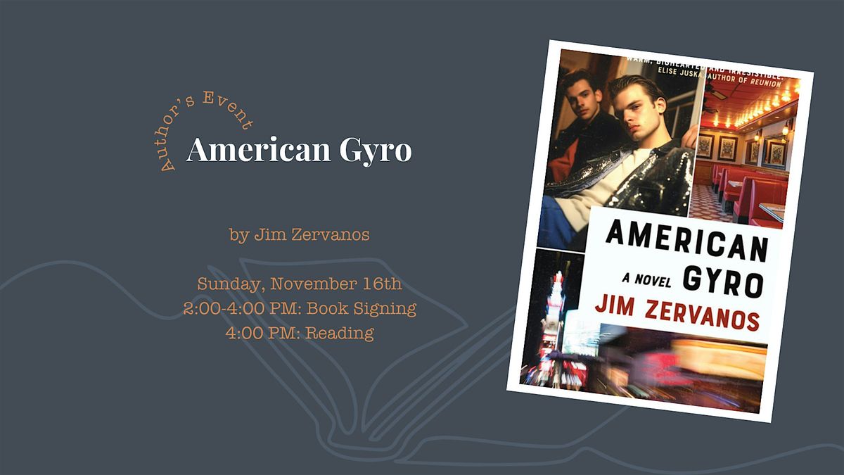 Sunday Signing and Author's Event: Jim Zervanos