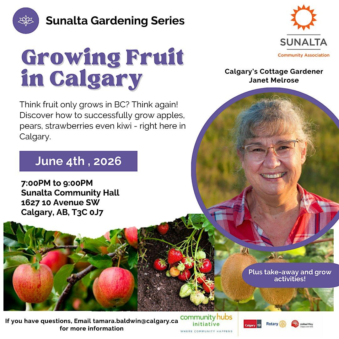 Sunalta Gardening Series: Growing Fruit in Calgary