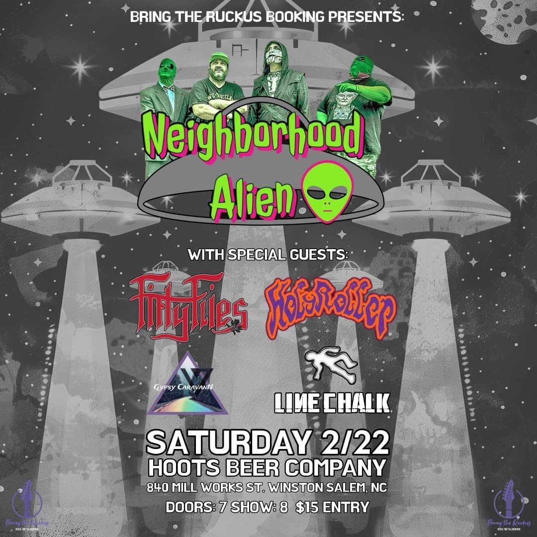 BtR Presents; Neighborhood Alien @ Hoots Beer Co