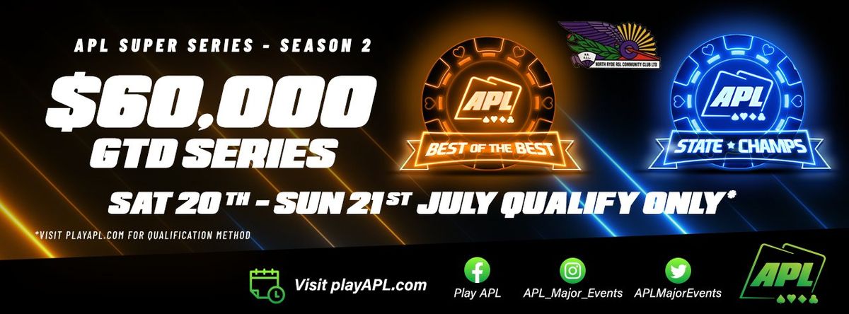 APL $60,000 Super Series Weekend - Season 2 2024