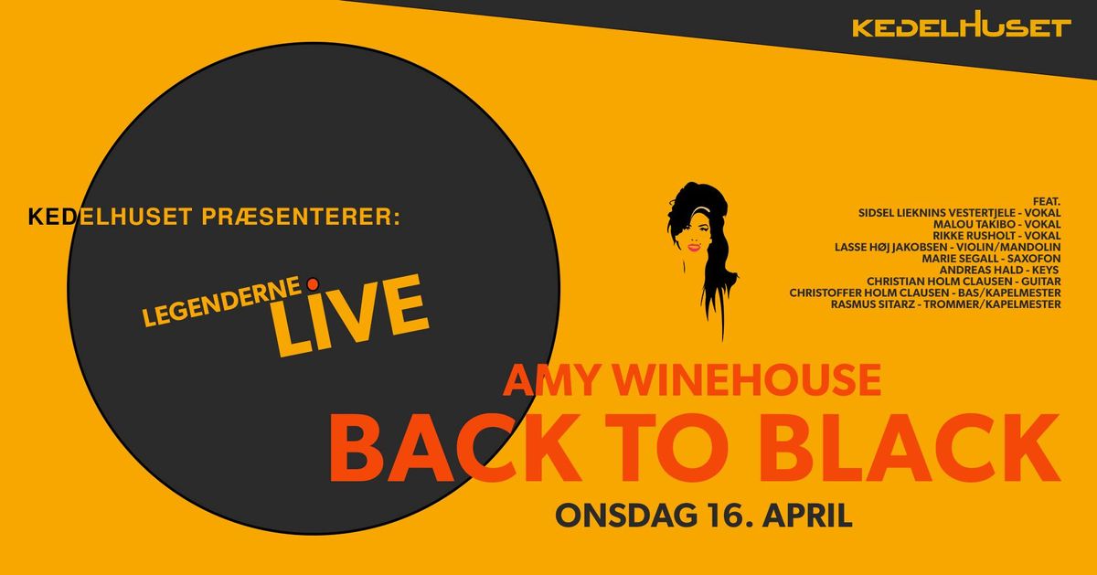 Amy Winehouse: Back to Black LIVE \/ Kedelhuset, Silkeborg