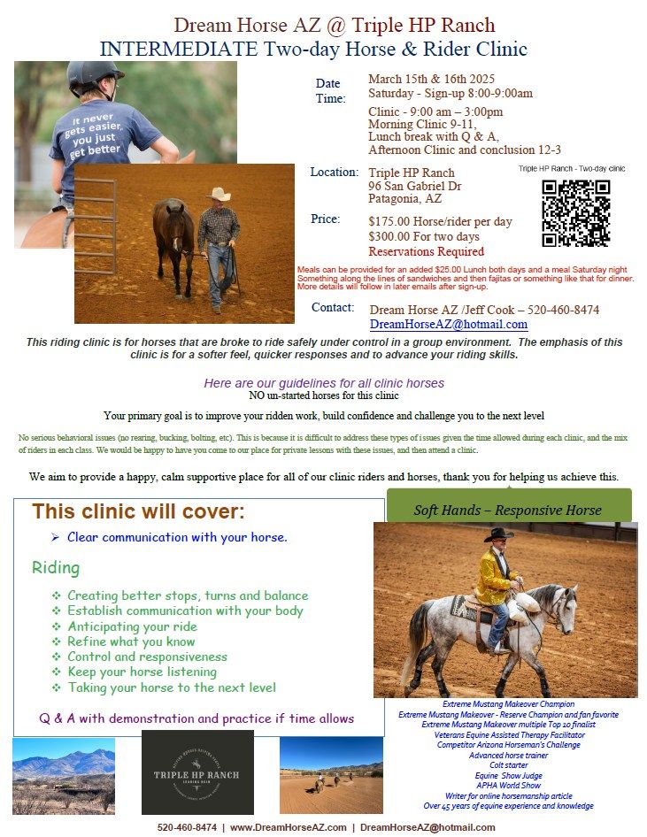 Jeff Cook - Dream Horse AZ Horsemanship Clinic