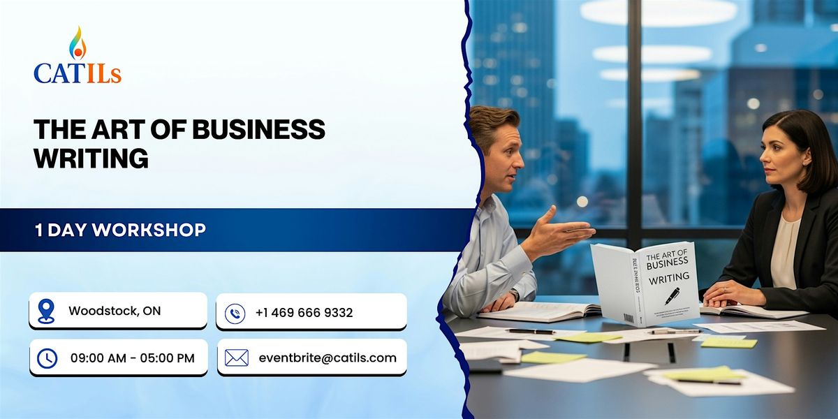 The Art of Business Writing: 1 Day Session in Woodstock, ON