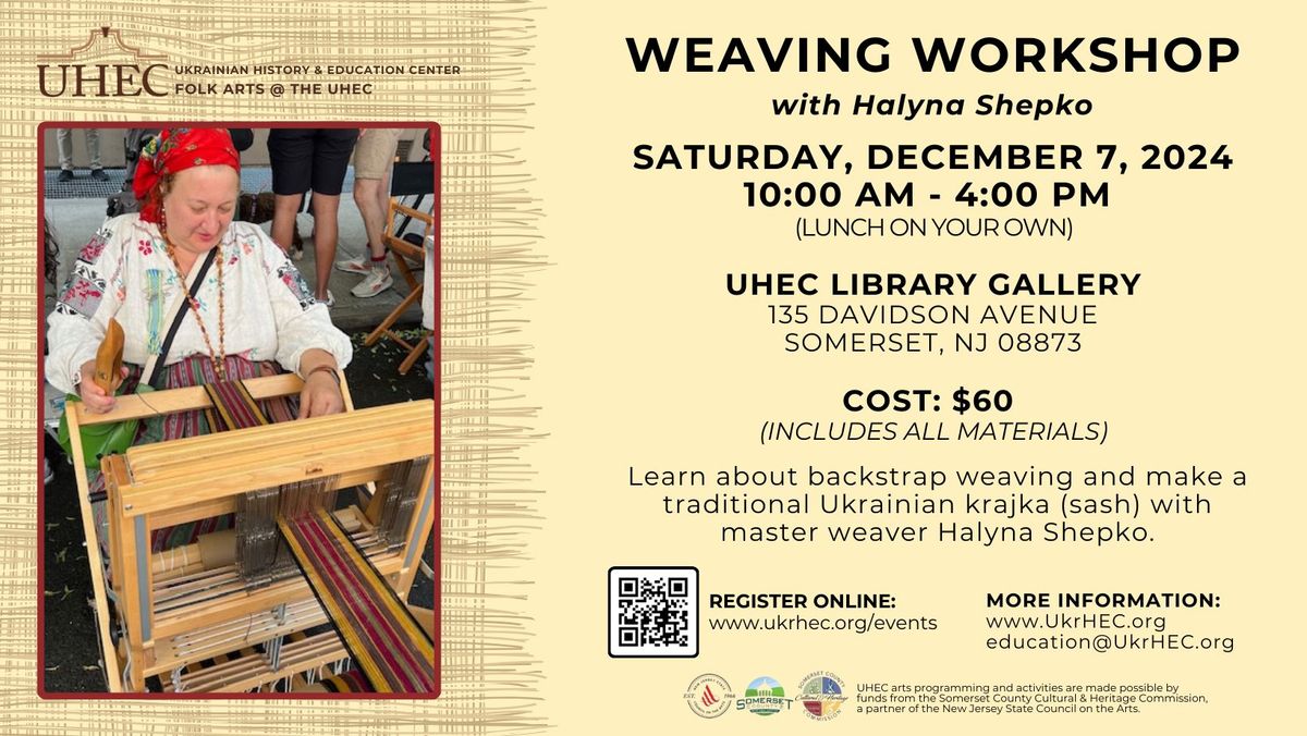 Traditional Weaving Workshop (Folk Arts@UHEC)