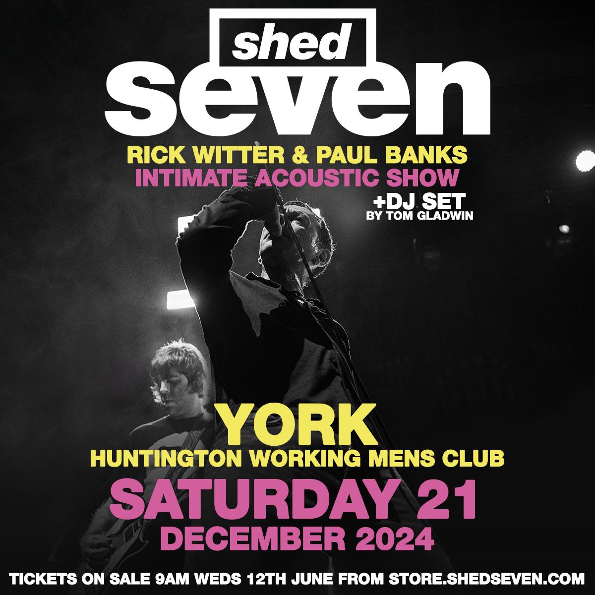 Shed Seven Acoustic - York, Huntington Working Men's Club