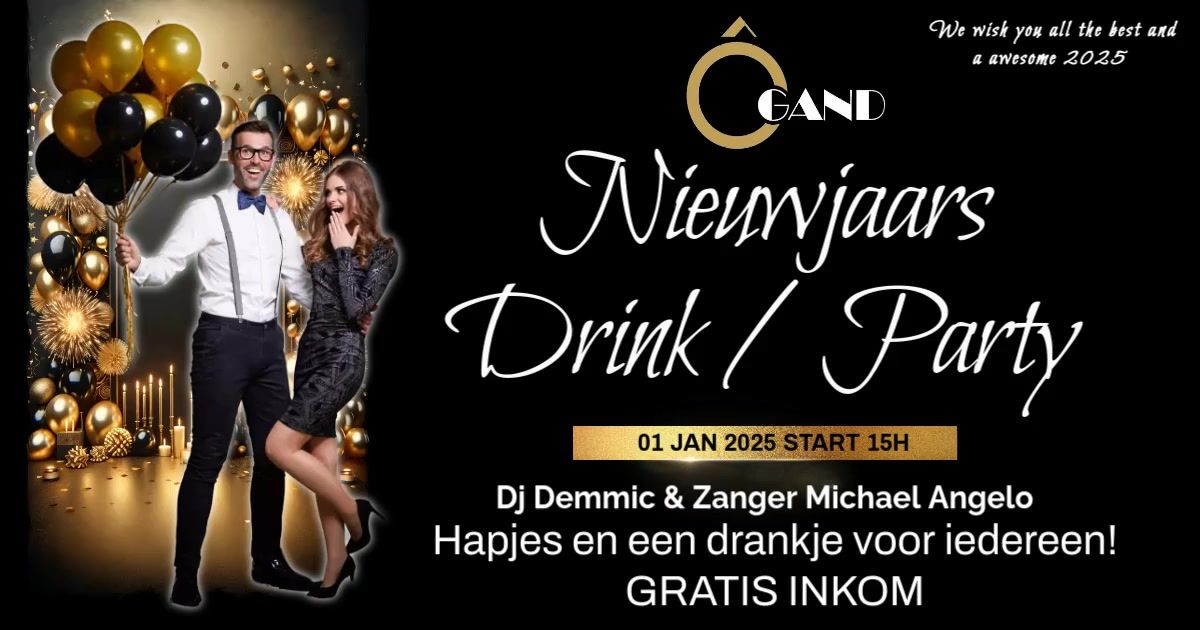 NIEUWJAARS DRINK \/ RECEPTIE \/ PARTY \u00d4 GAND