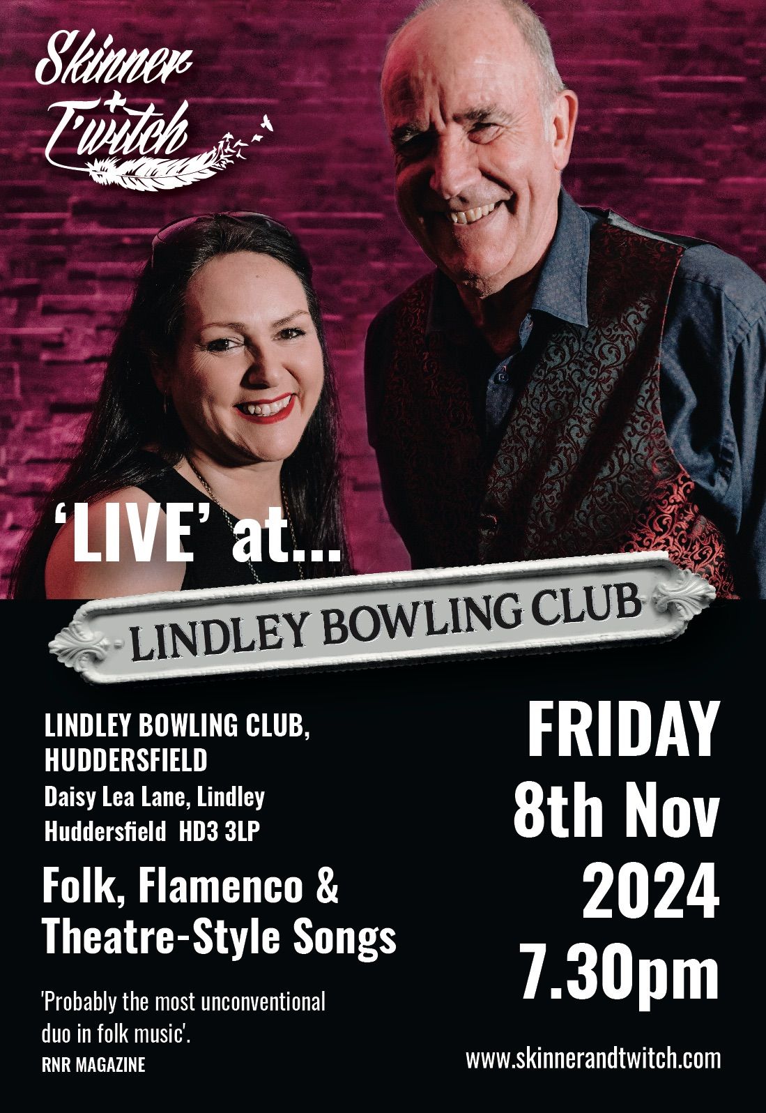 Skinner & T'witch Live at Lindley Bowling Club