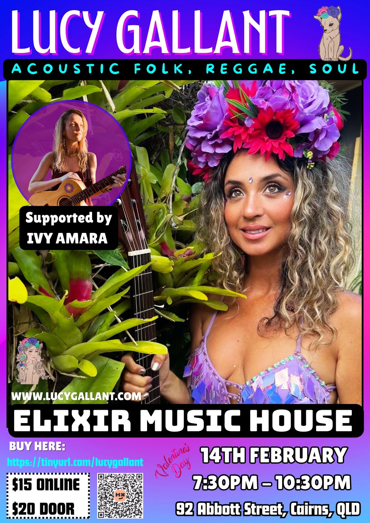 Lucy Gallant & Ivy Amara @ Elixir Music House Cairns