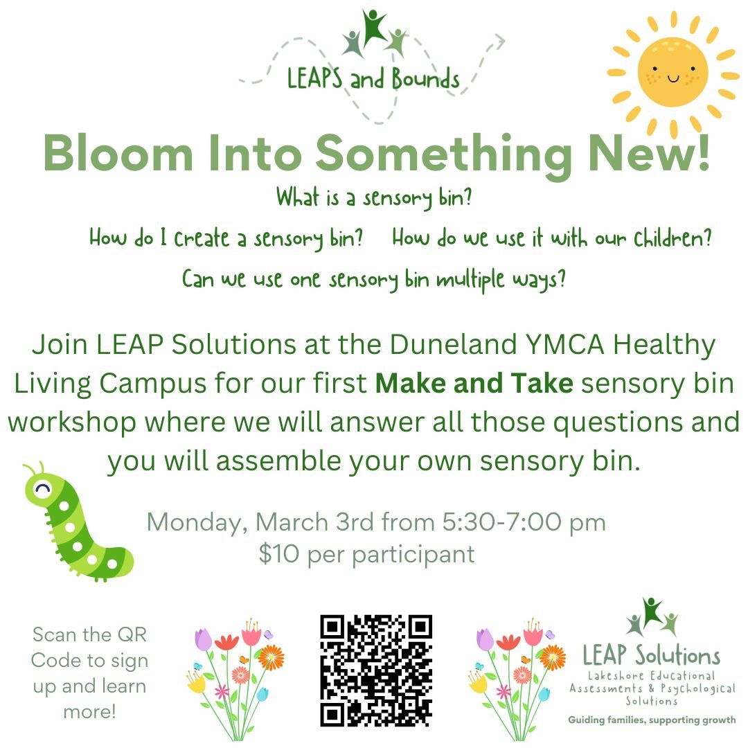 LEAP'out Make & Take @ the Duneland Y Healthy Living Campus 