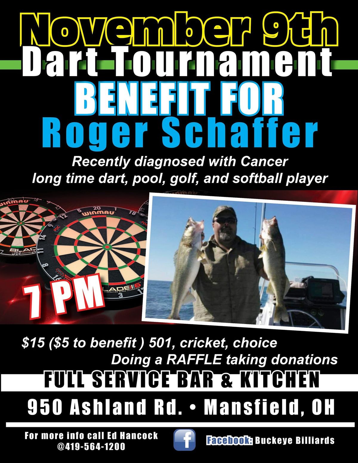 Benefit for Roger Shaffer 