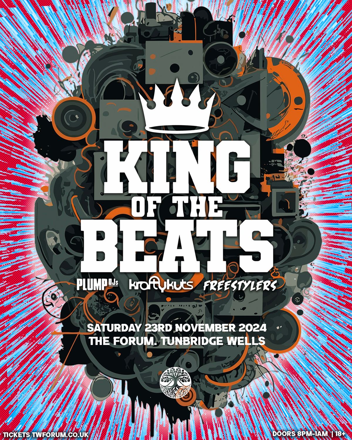 King Of The Beats: Plump DJs v Freestylers v Krafty Kuts - Tunbridge Wells