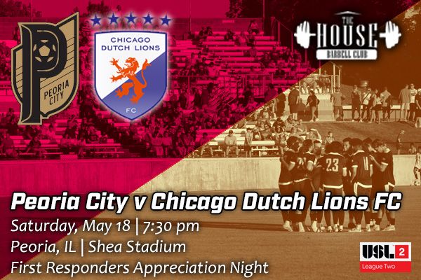 Peoria City vs Chicago Dutch Lions FC