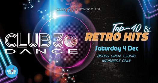 Club 30 Dance - RETURNS