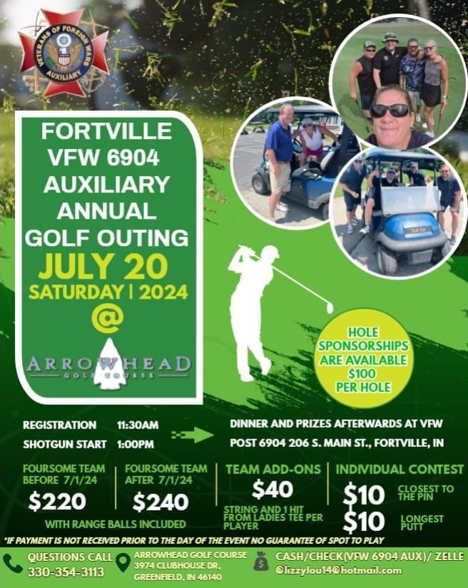 VFW Auxiliary Golf Outing