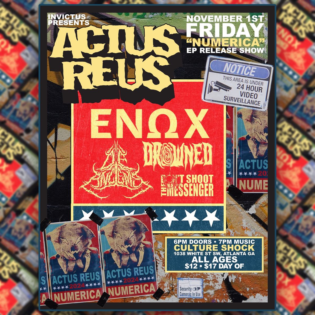 Actus Reus (Ep Release) w\/ ENOX, Of Ancients & More At Culture Shock 