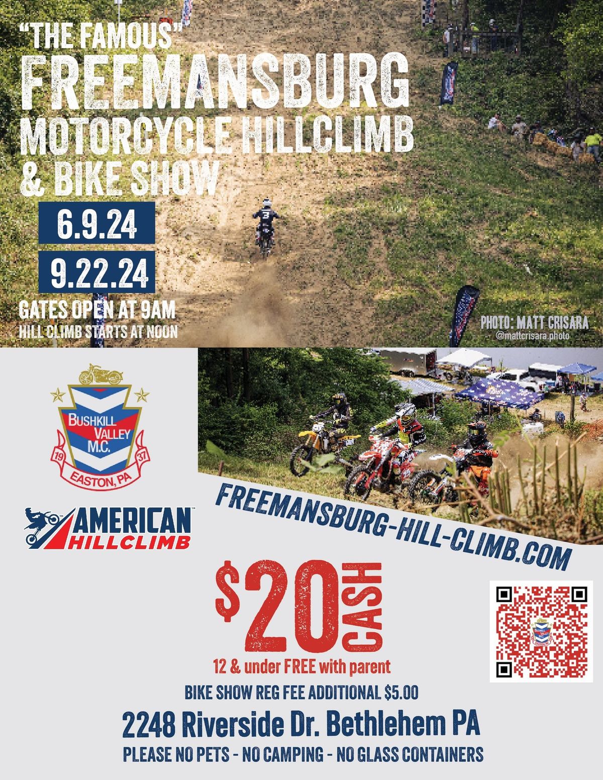 Freemansburg Motorcycle Hillclimb and Bike Show 