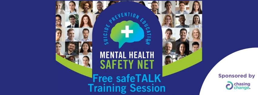 Suicide Prevention Education Session (Free) sponsored by Chasing Change