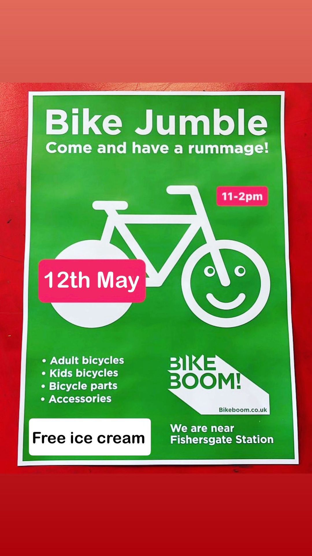 Bike Boom Jumble! (special date for May)