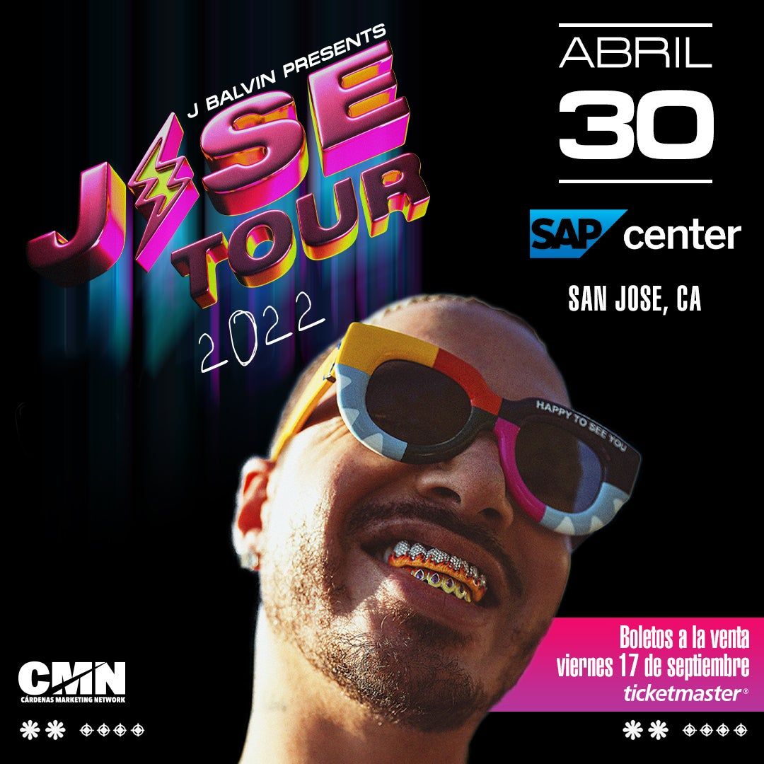 J Balvin San Jose Tickets