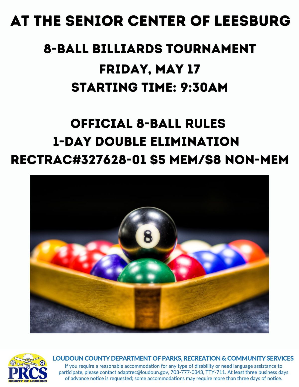 8-Ball Billiards Tournament 