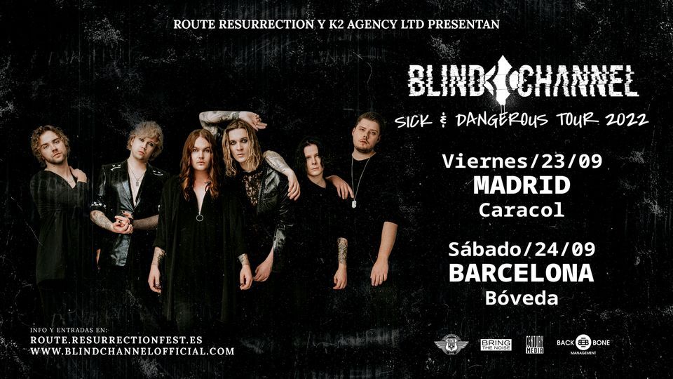 Blind Channel @ Madrid, Sala Caracol