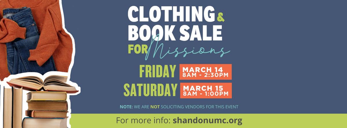 Giant Clothing and Book Sale 