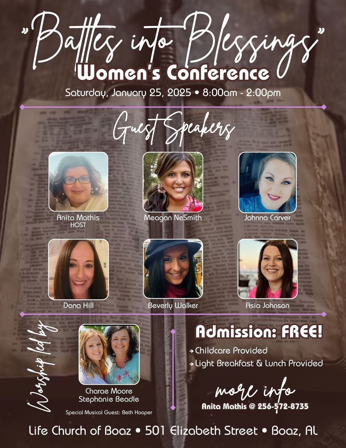 Battles Into Blessings Women's Conference 