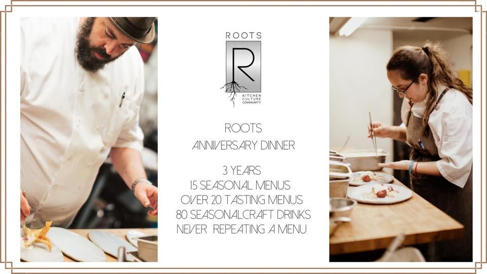 Roots Anniversary Menu