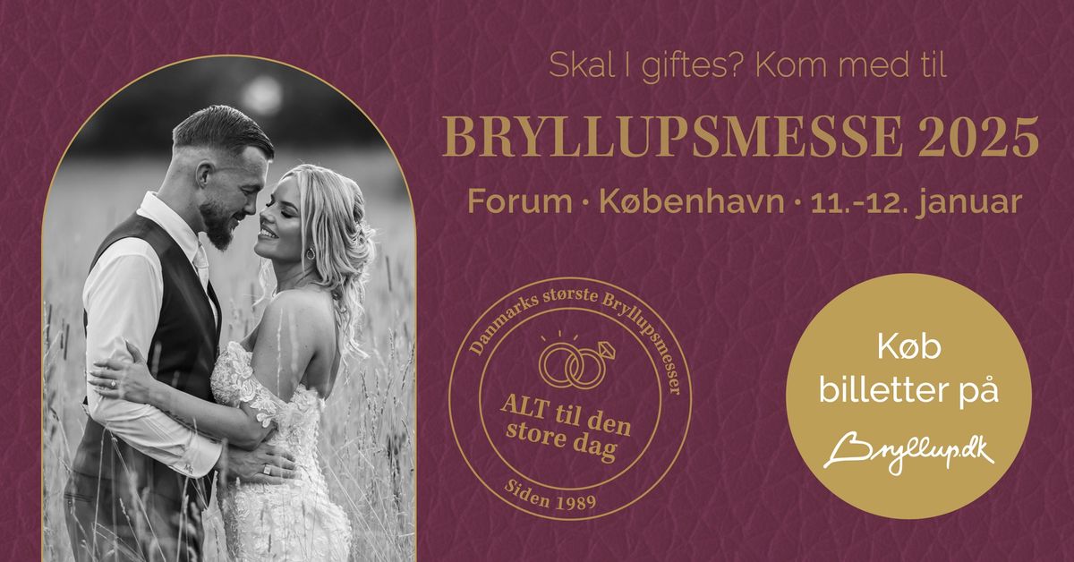 BRYLLUPSMESSE K\u00d8BENHAVN 2025