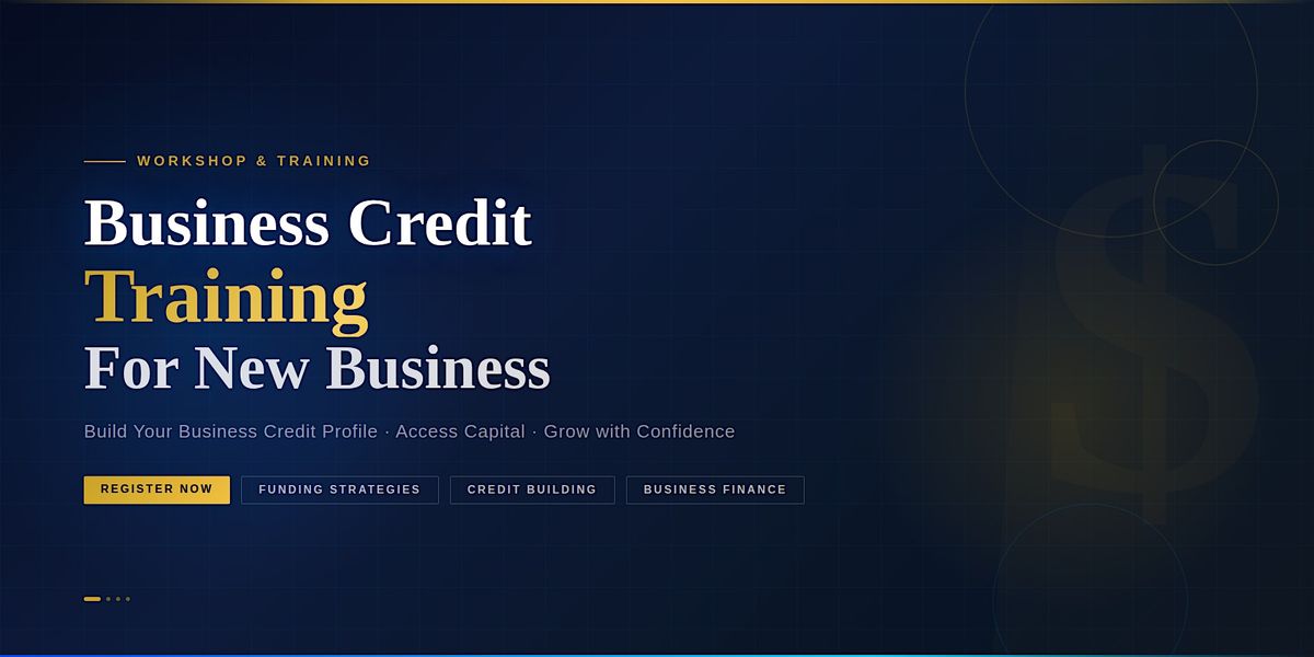 Business Credit Training for Small Business and Entrepreneurs