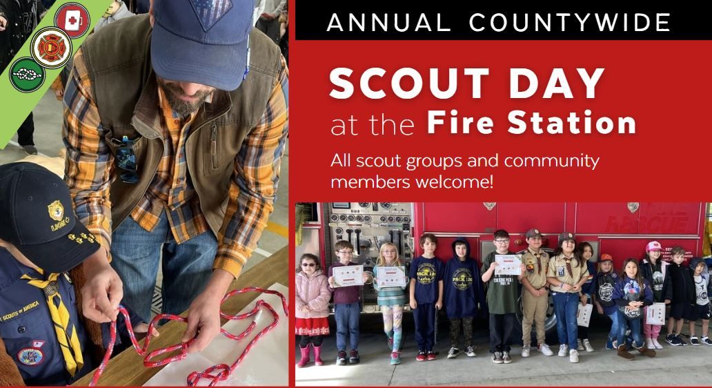 Scout Day at the Fire Station