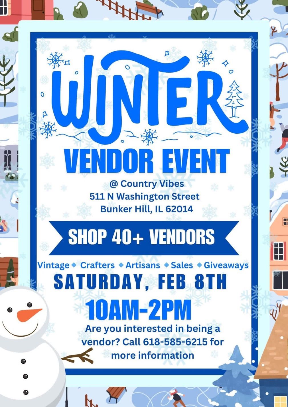 Winter Vendor Event