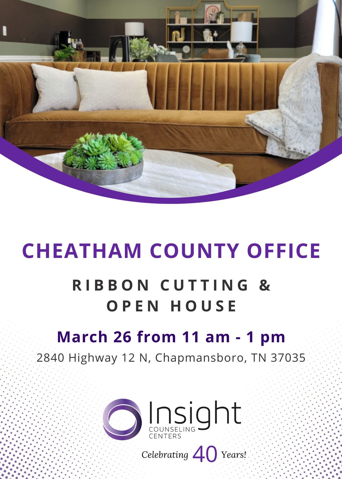 Ribbon Cutting - Insight Counseling Centers