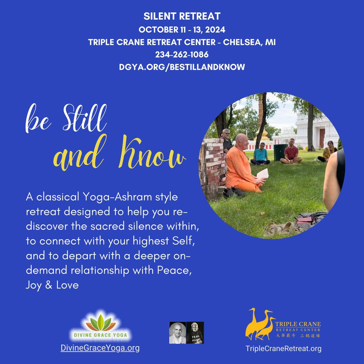 Be Still and Know Silent Retreat Weekend