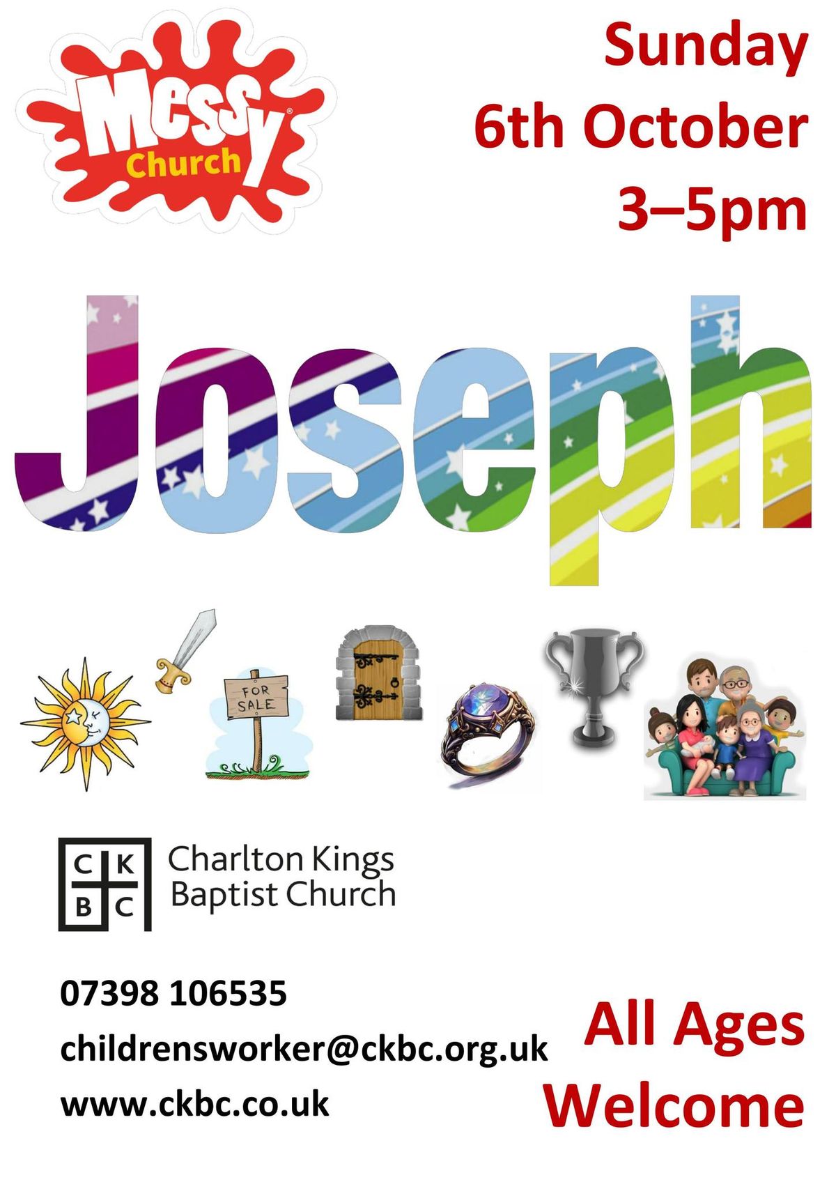 Messy Church - Joseph - at Charlton Kings Baptist Church