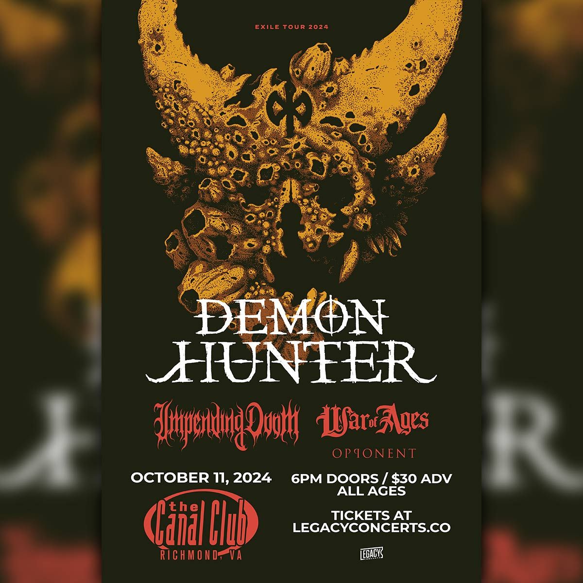 Demon Hunter at Canal Club