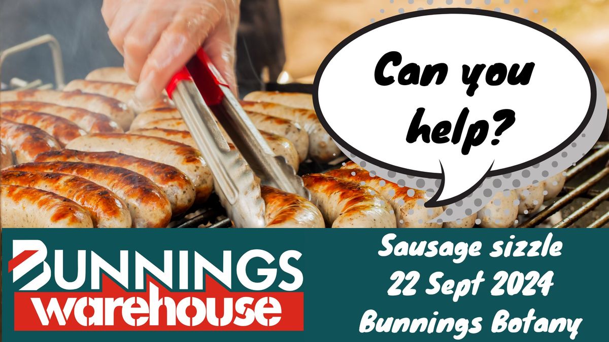 Bunnings Sausage Sizzle fundraiser