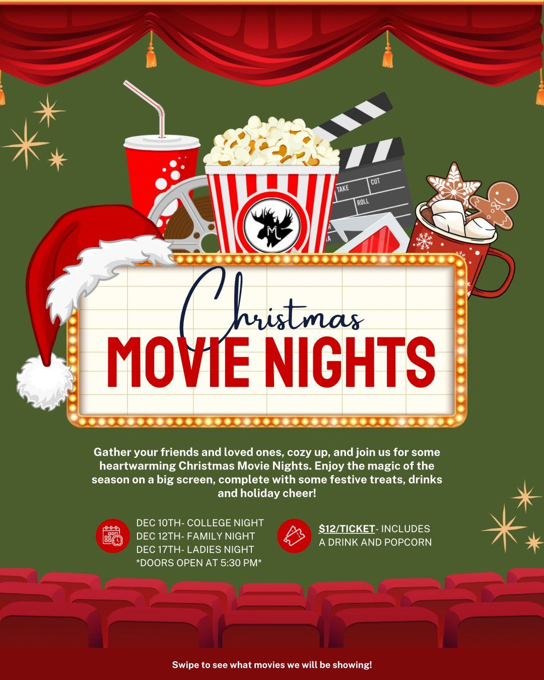 Christmas Movie Series at Moose Mountain!