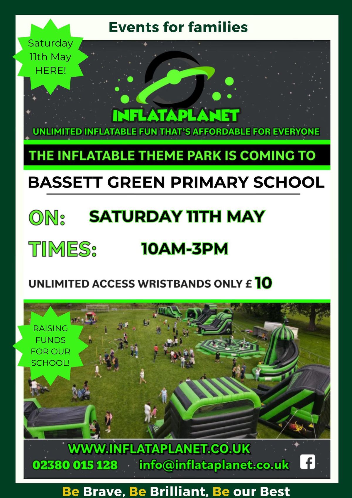 Inflataplanet @ Bassett Green School!