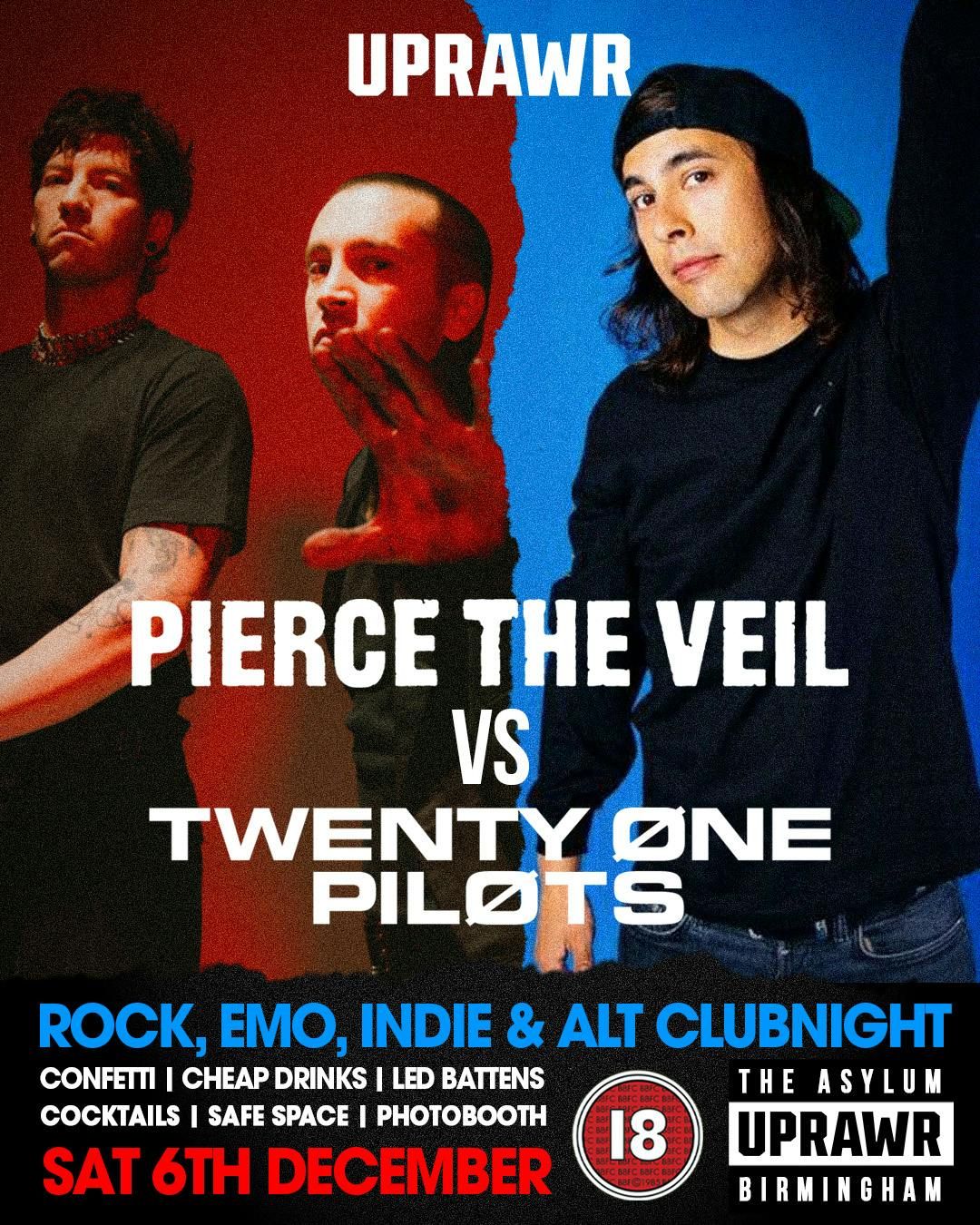 Pierce the Veil vs Twenty One Pilots Clubnight! 