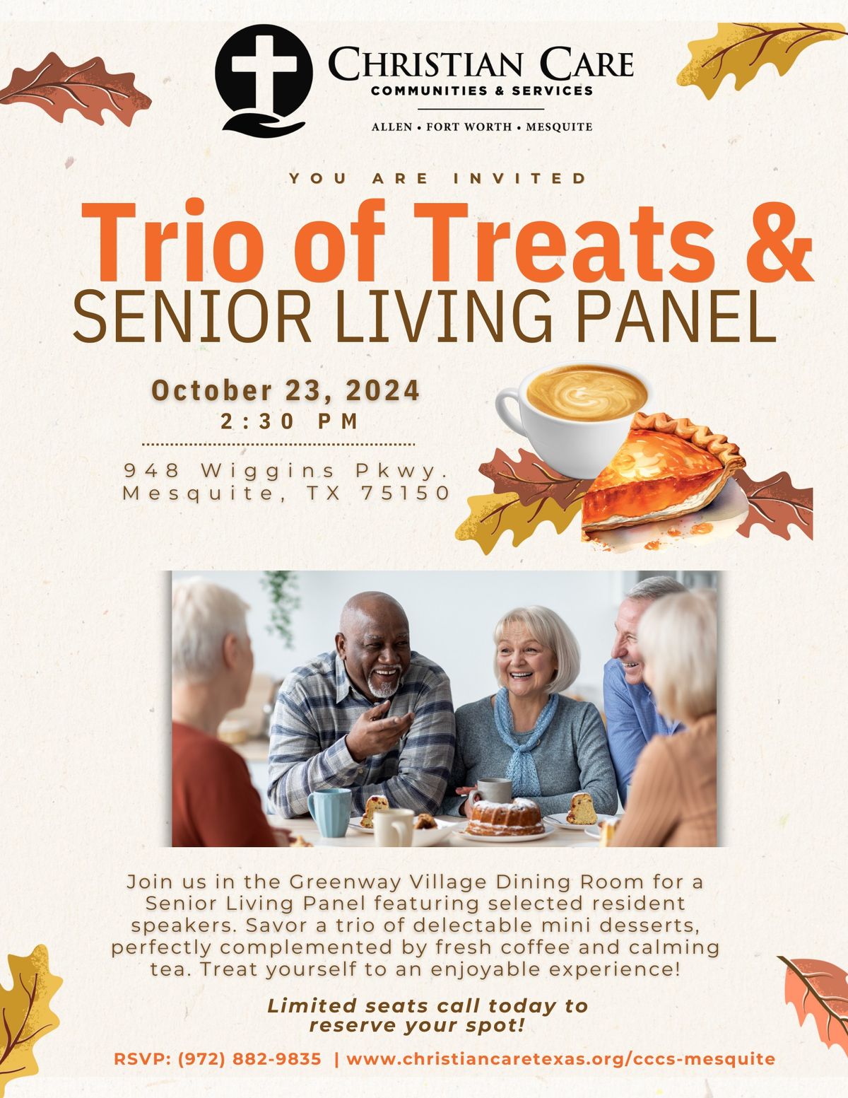 Trio of Treats & Senior Living Panel