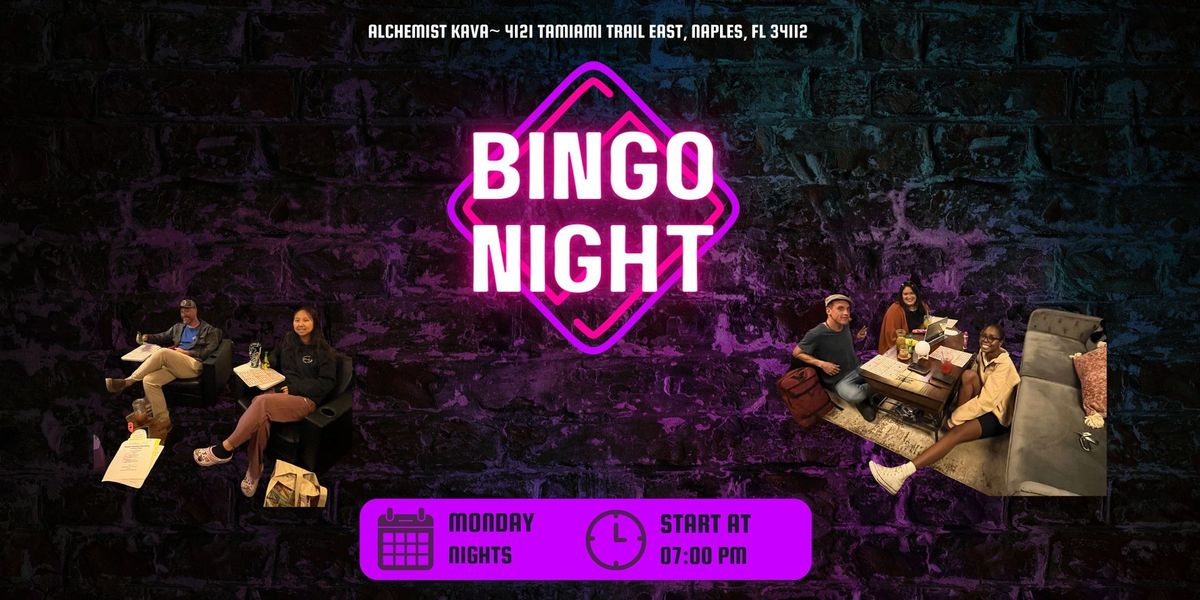 Bingo at Alchemist Kava Bar & Lounge