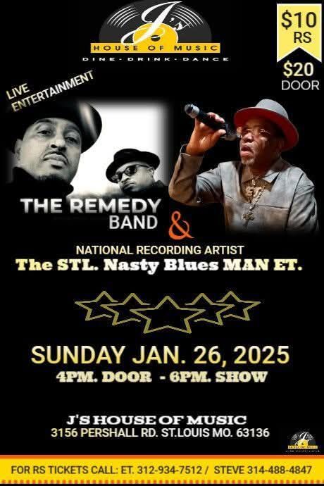 live music by the remedy and et 