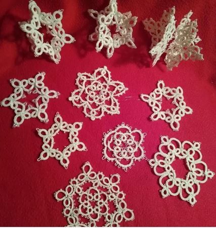 Tatting: Snowflakes Needle Tatting: Workshop - 11\/9\/2024