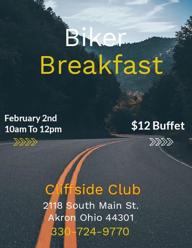 Biker Breakfast Buffet