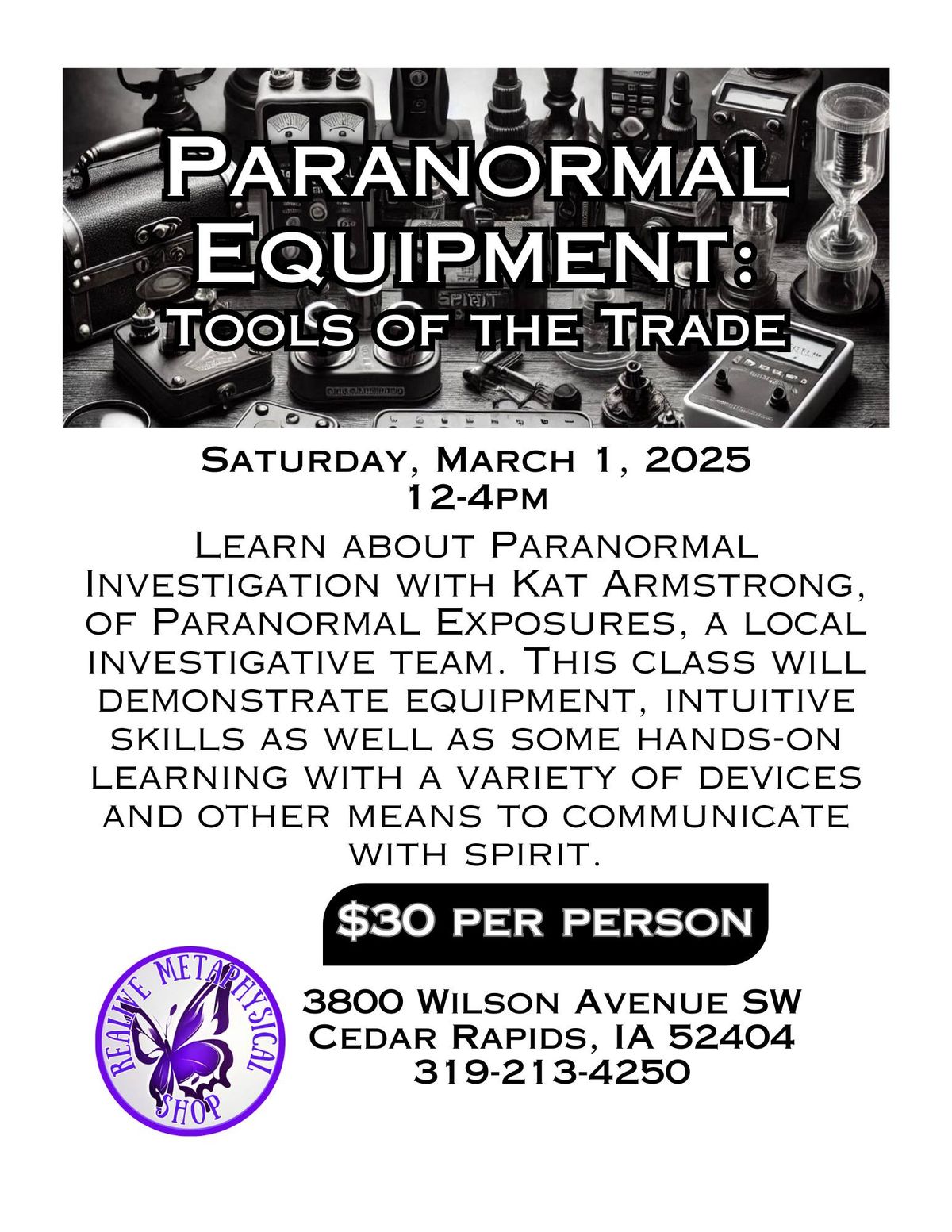 Paranormal Equipment: Tools of the Trade